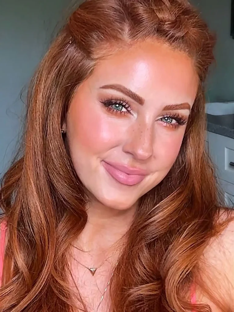 Copper and Peach Glow