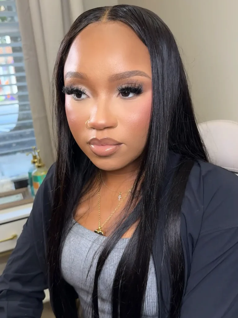 Glossy Nudes and Rosy Tones