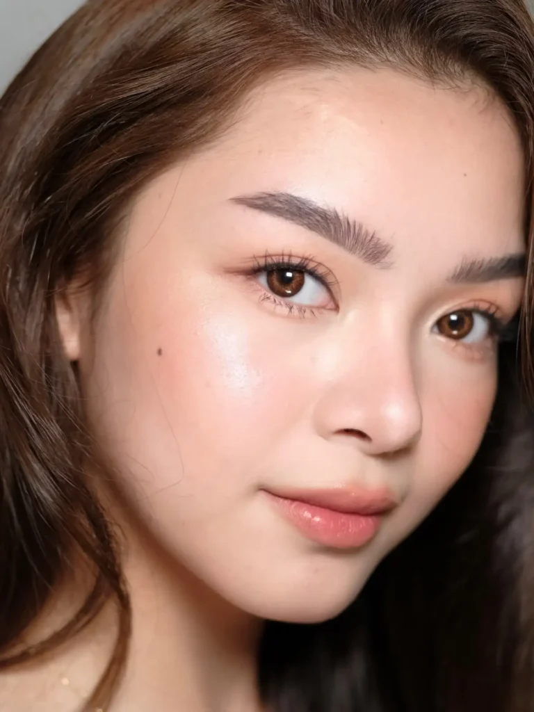 Luminous Peach Glow
