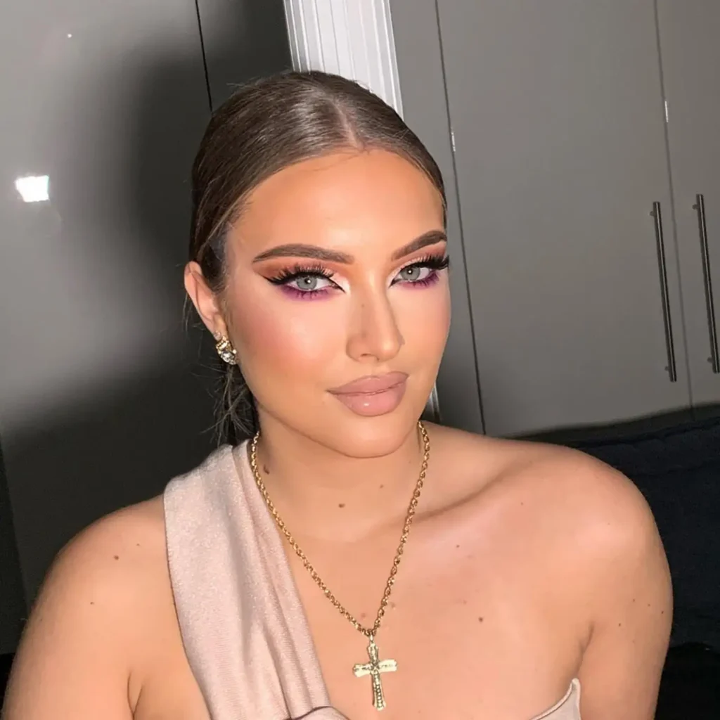 Sculpted Bronze and Violet