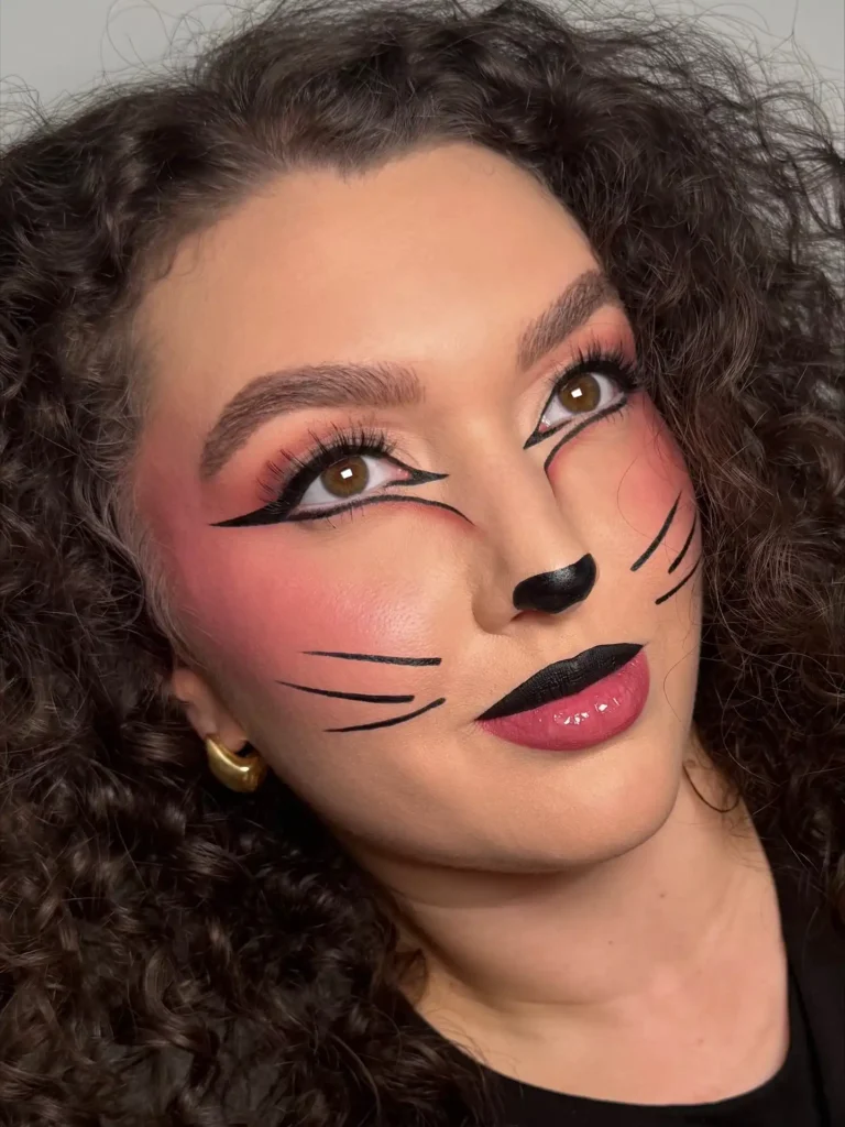 Vibrant Rose Feline