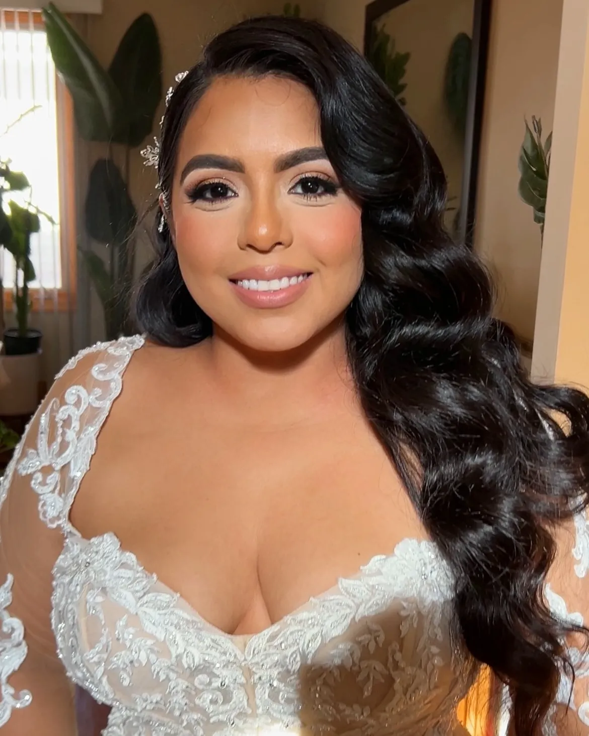 Apricot Satin Glamour