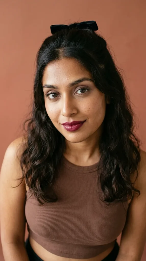 Bold Berry Lips Glam Makeup Style