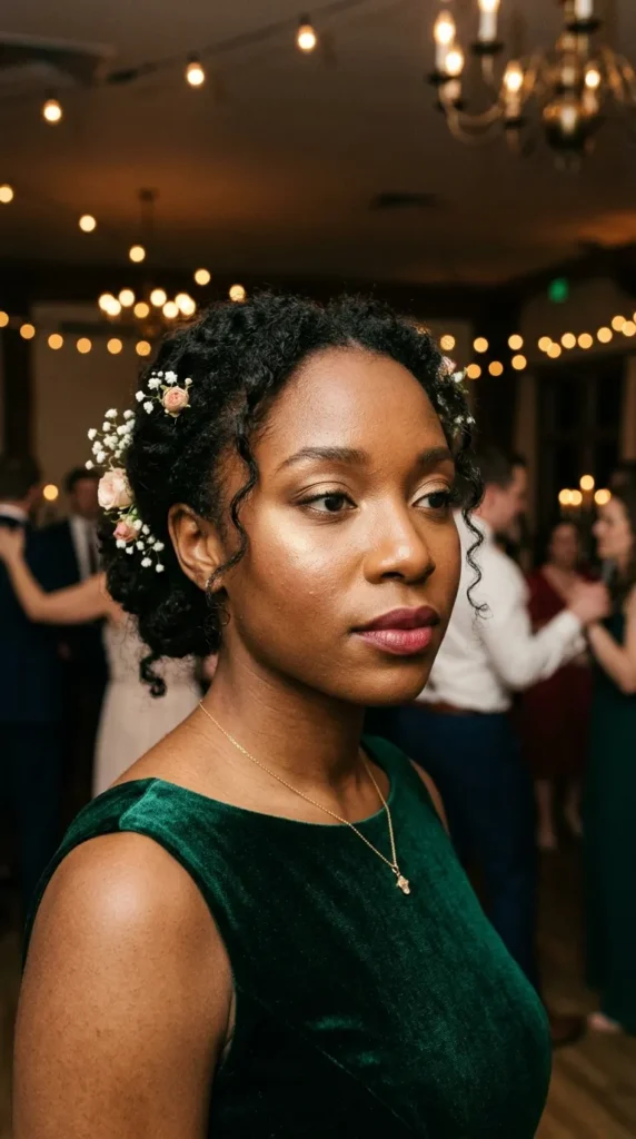 Candlelit glow makeup for evening weddings