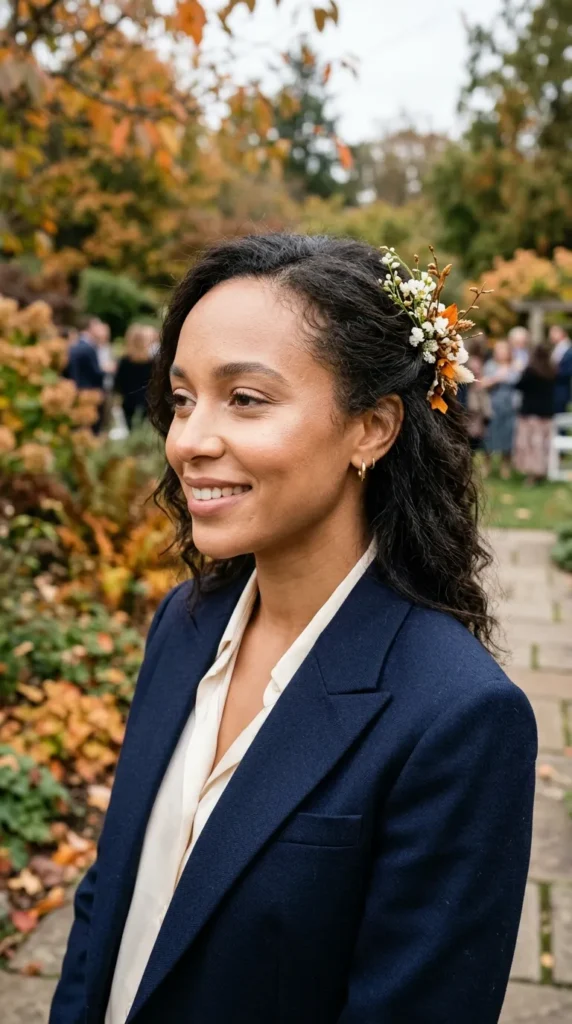 Champagne Glow Makeup for Garden Fall Weddings