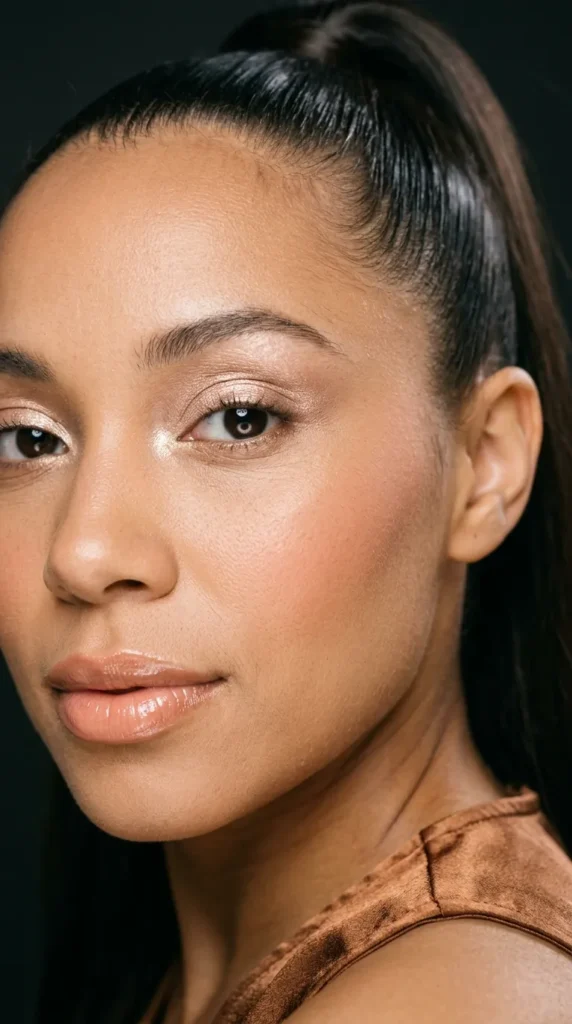 Champagne Shimmer Soft Glam Eyeshadow Look