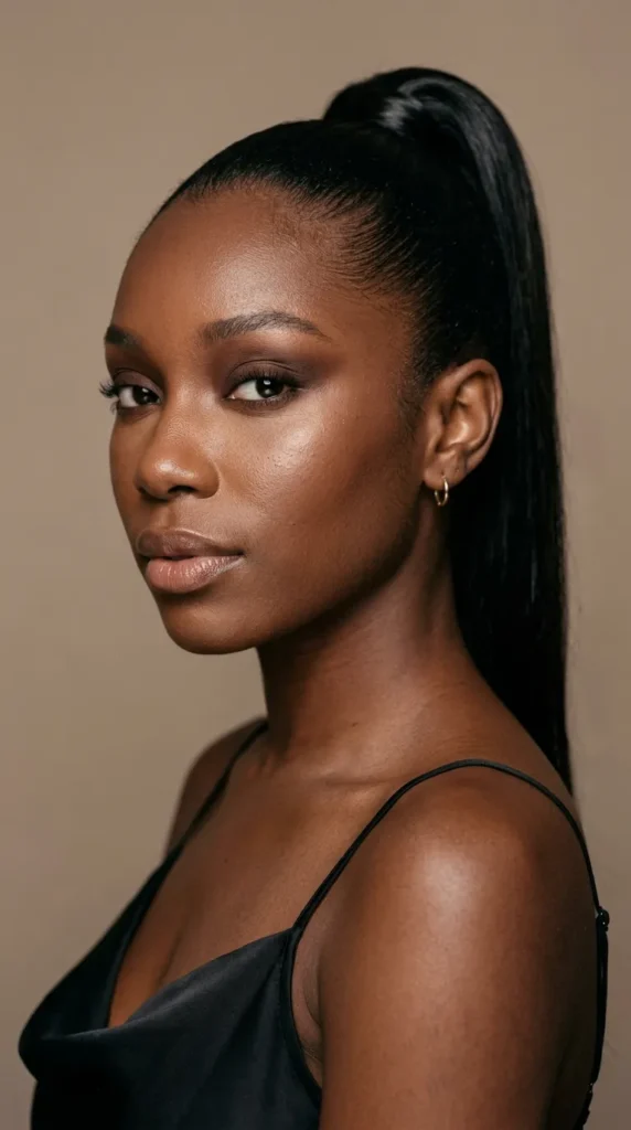 Chocolate brown smokey eyes with radiant skin