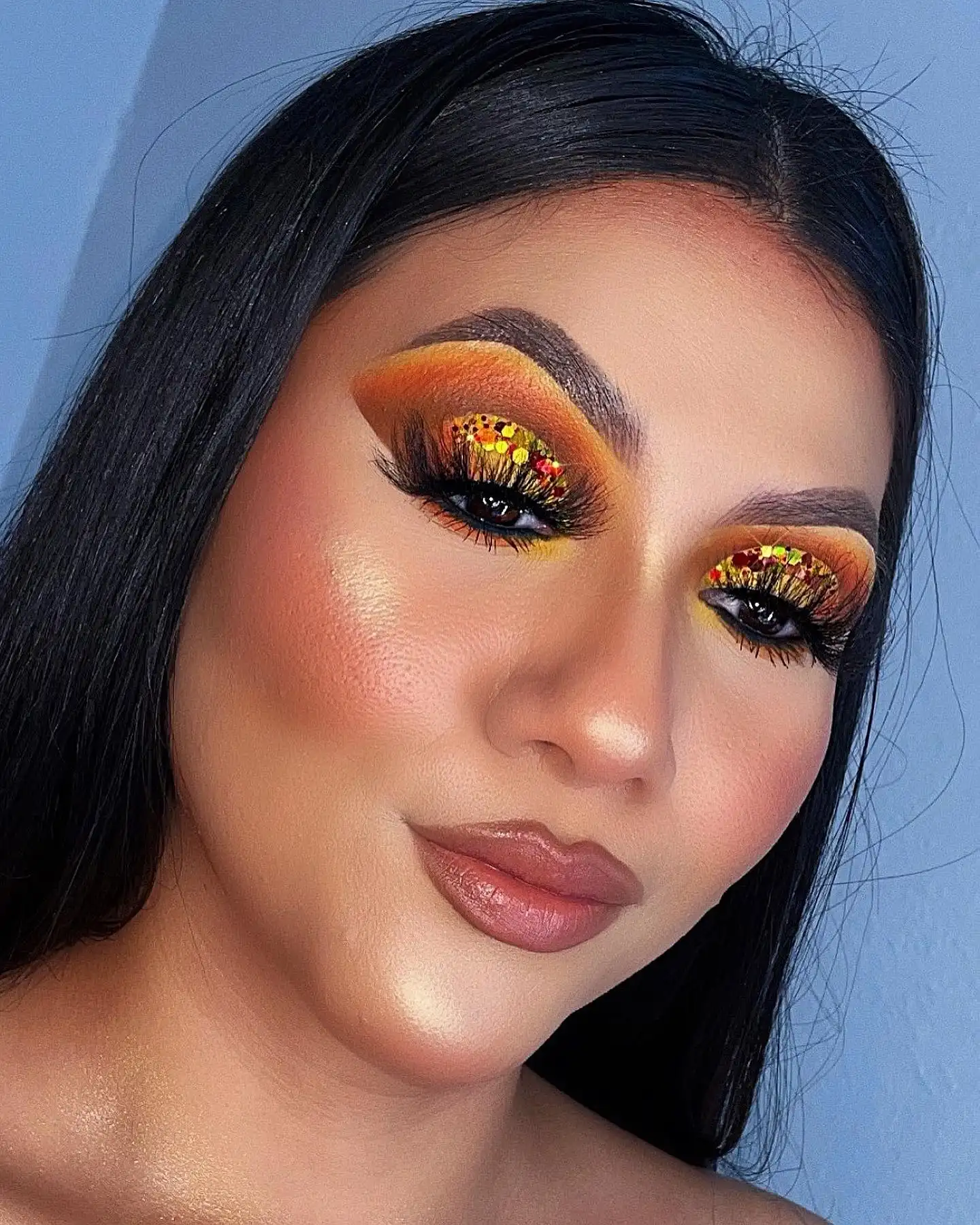 Copper Sunset Glitter