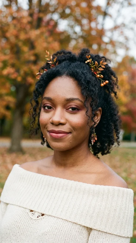 Cranberry Accent Makeup with Warm Browns