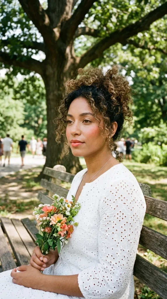 Delicate coral tones for summer brides