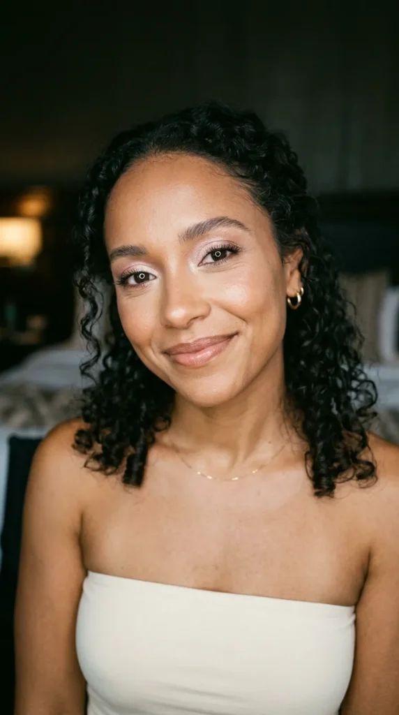 Ethereal bridal glam with luminous complexion