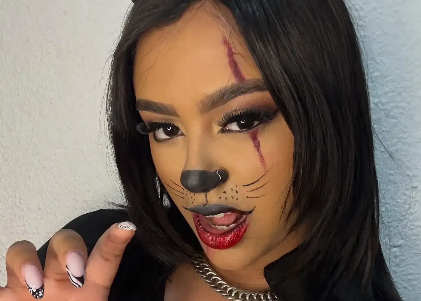 Full Glam Cat Makeup Looks for Halloween