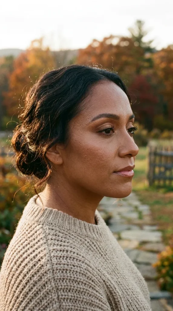 Golden Bronze Bridal Makeup for Outdoor Ceremonies