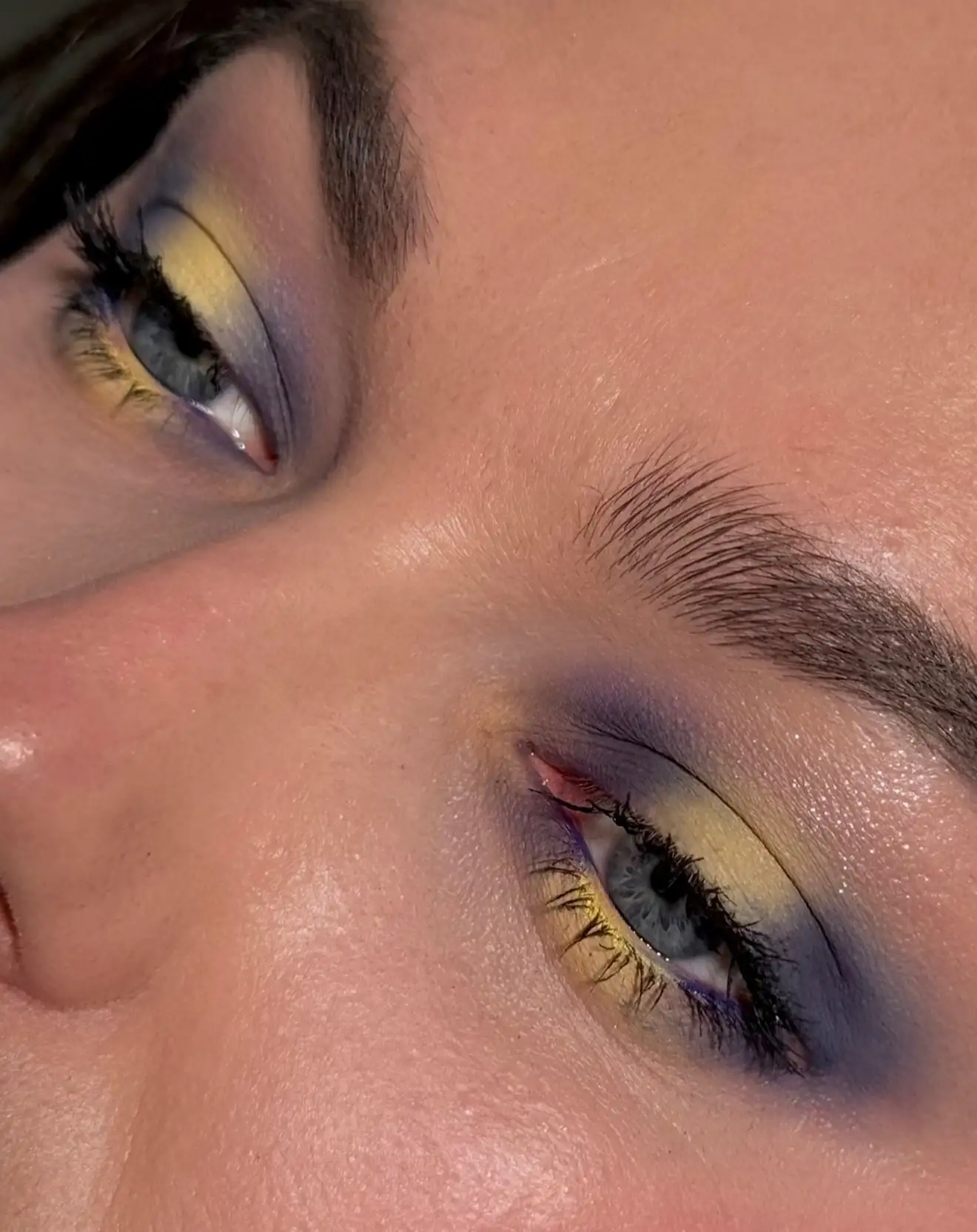 Golden Periwinkle Halo