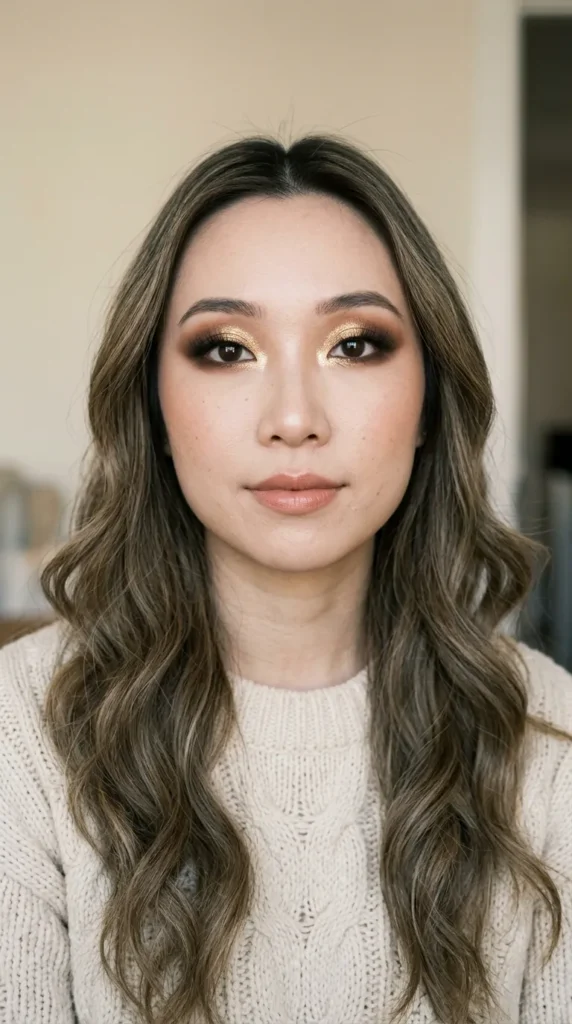 Halo Eye Full Glam Makeup Style