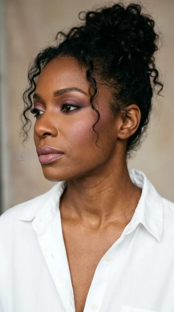 Monochromatic Mauve Full Glam Makeup Look