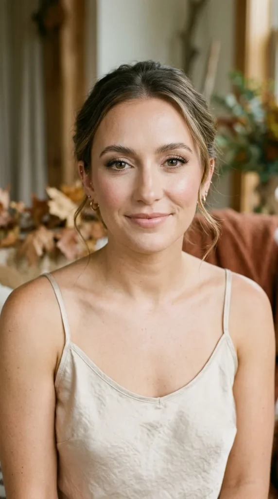 Neutral Glam Makeup with Individual Lashes