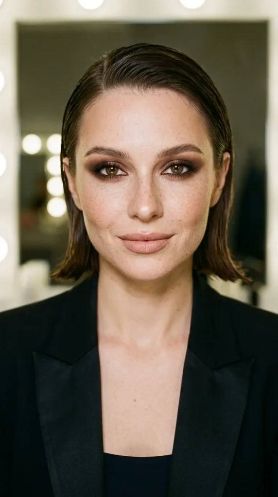 Smokey Brown Eyes Evening Glam Look
