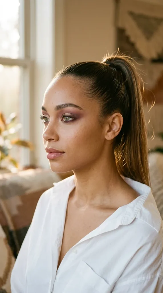 Soft Glam for Green Eyes