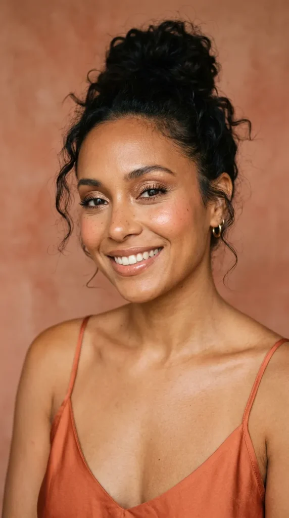 Soft Glam for Tan Skin