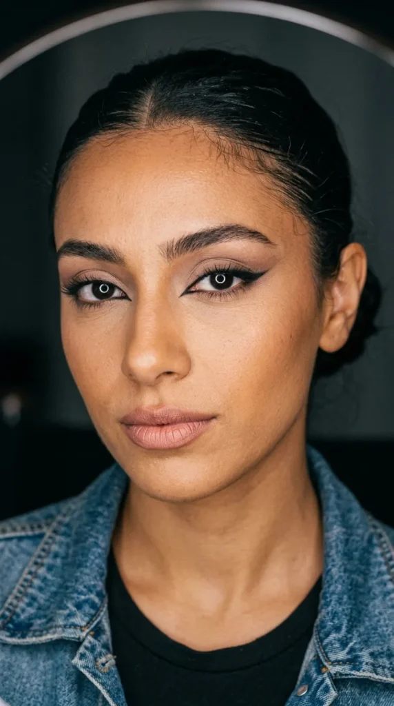 Soft Glam with Fox Eye Liner