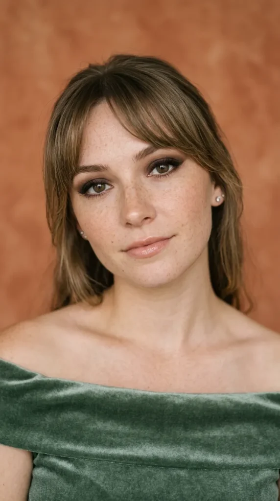 Soft cat eye with nude gloss