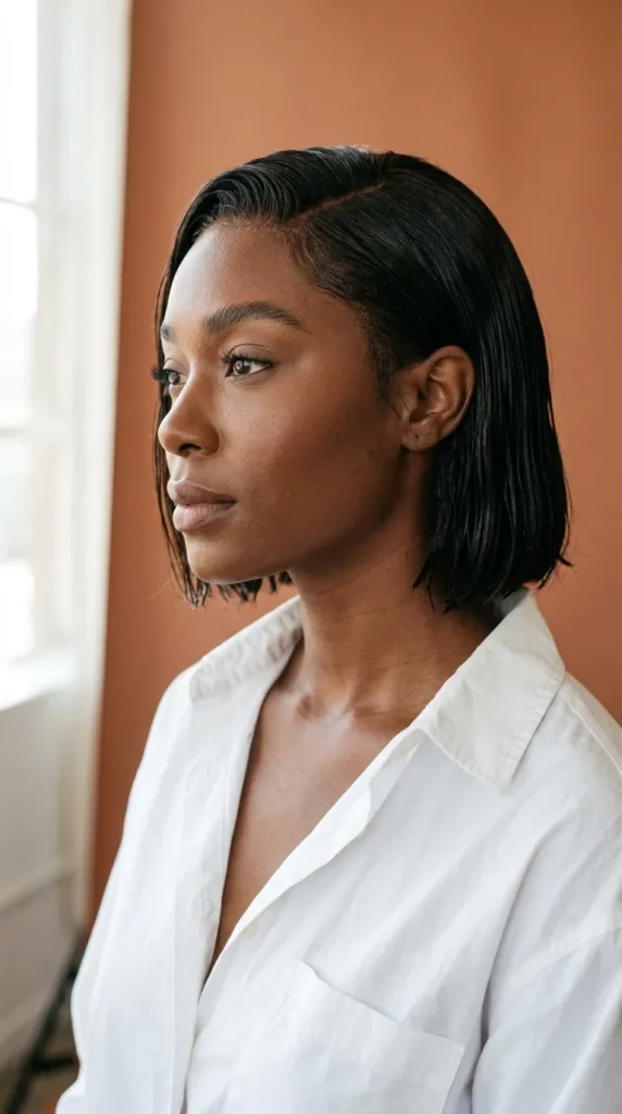 Soft glam with feathered brows and lashes