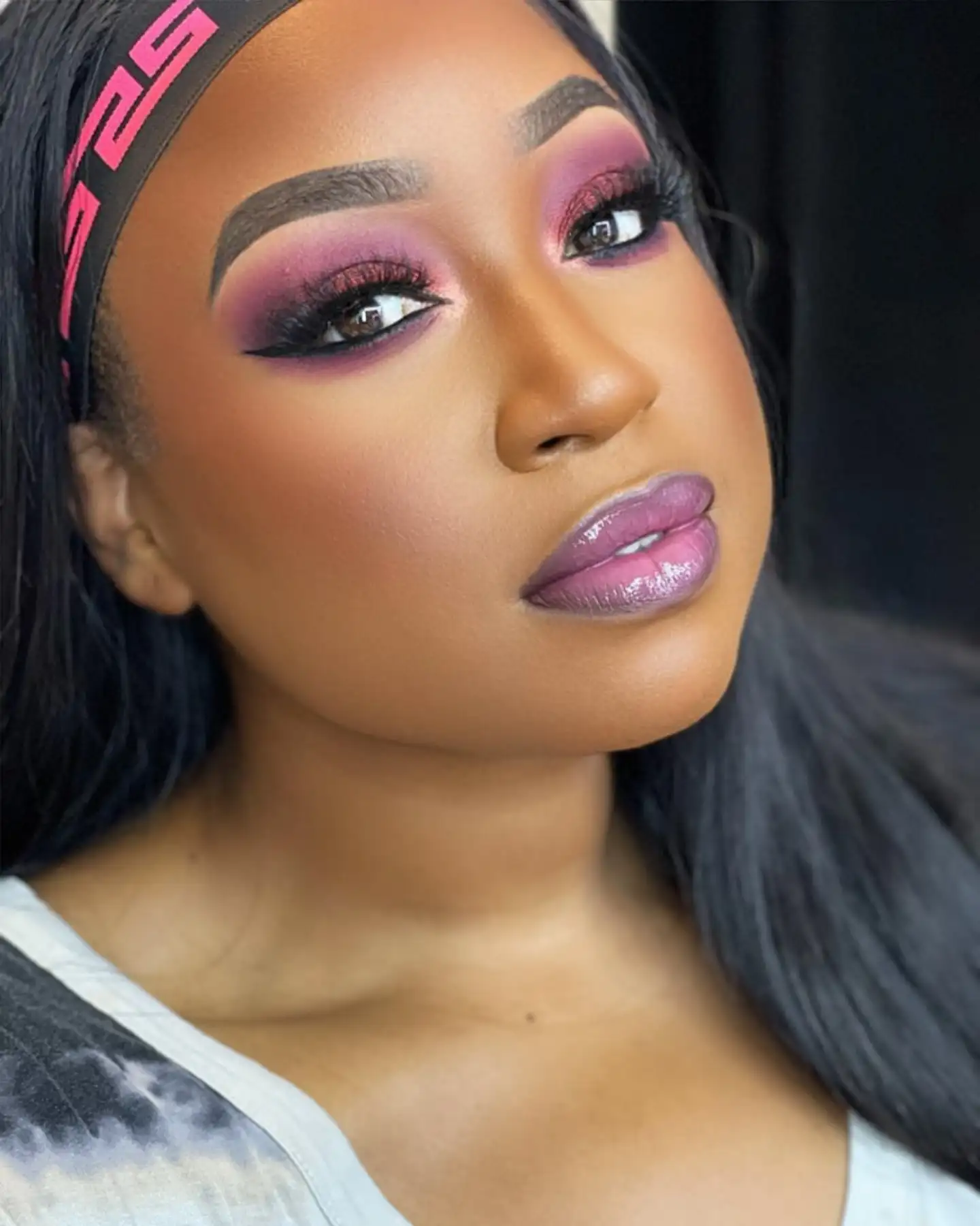 Velvet Plum Glamour